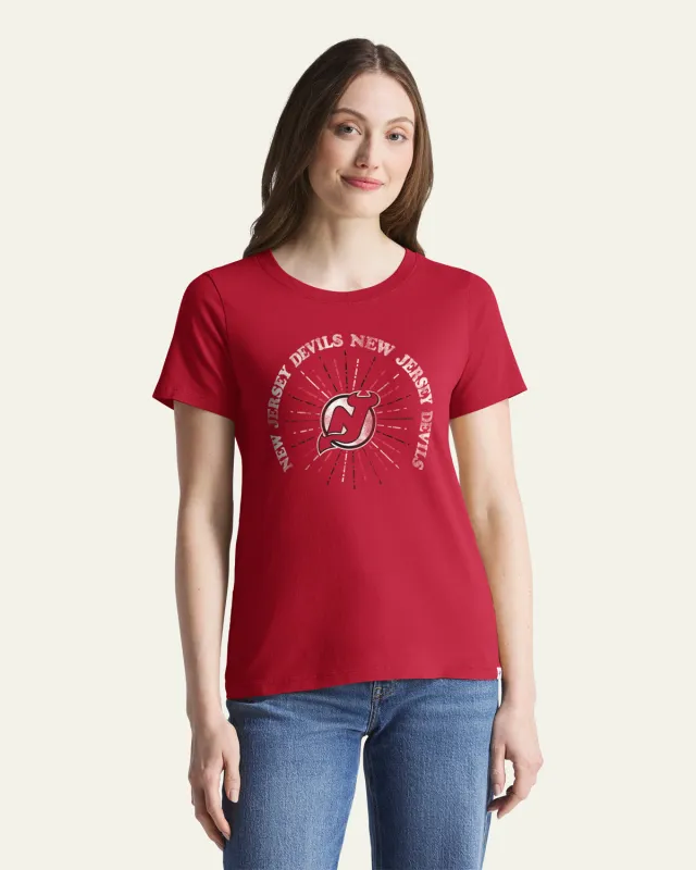 NEW JERSEY DEVILS SHINE LINES '47 WOMEN'S EVERYDAY TEE made by 47