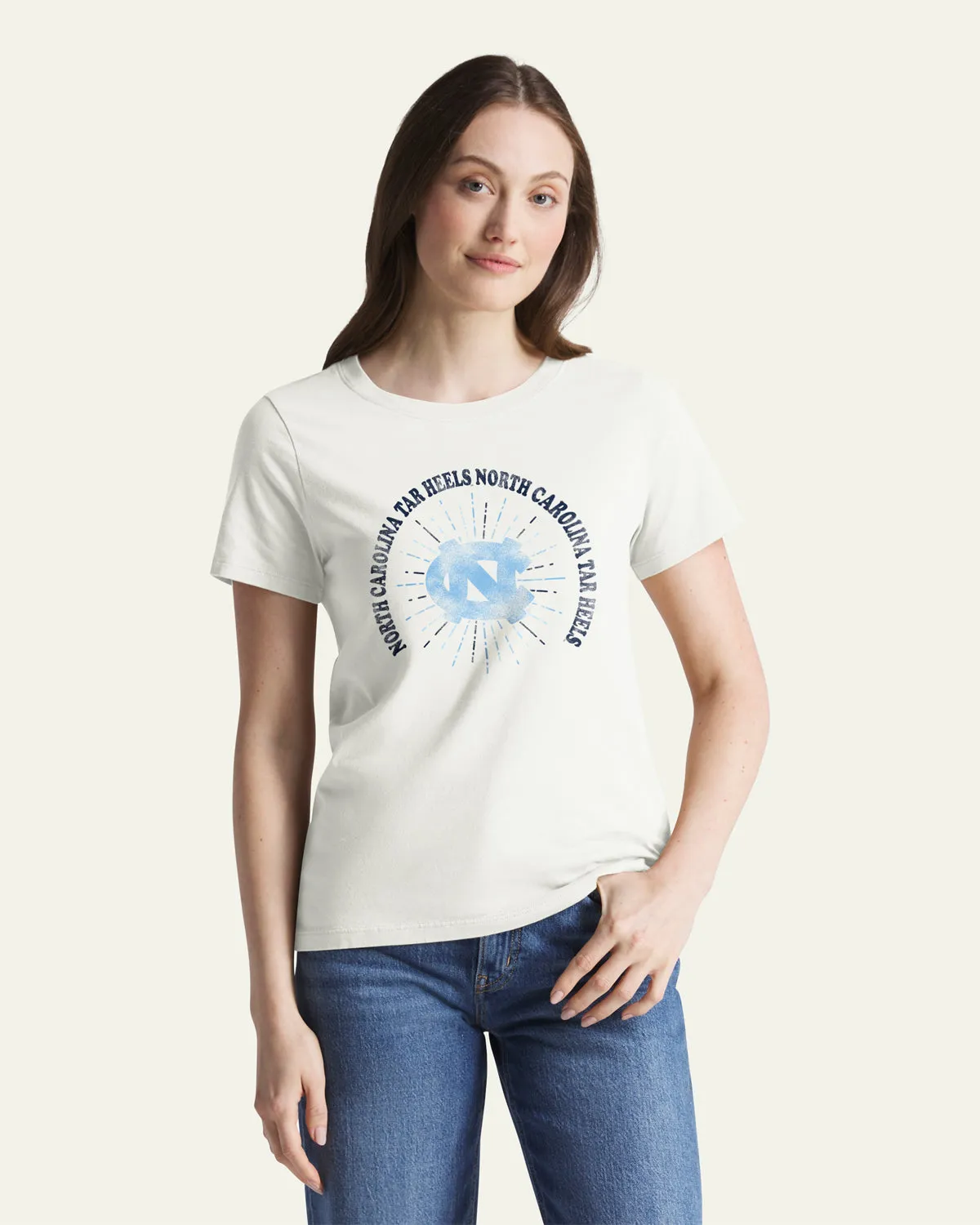 NORTH CAROLINA TAR HEELS UNC SHINE LINES '47 WOMEN'S EVERYDAY TEE sold by 47