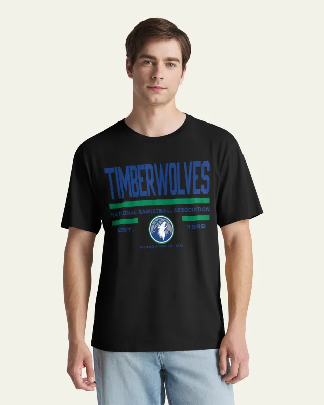 MINNESOTA TIMBERWOLVES STACK BLOCK '47 EVERYDAY TEE made by 47