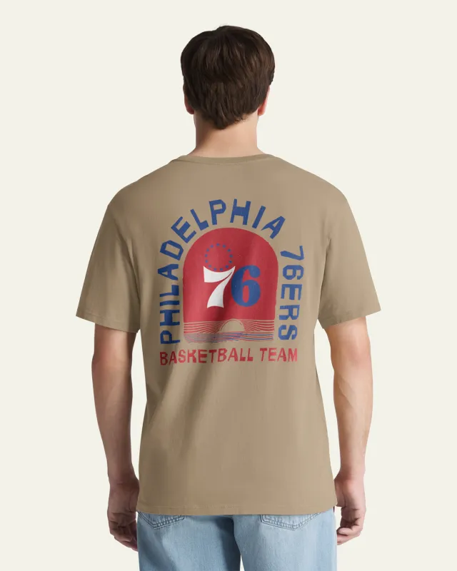 PHILADELPHIA 76ERS BLEACHER BEACH '47 EVERYDAY TEE made by 47