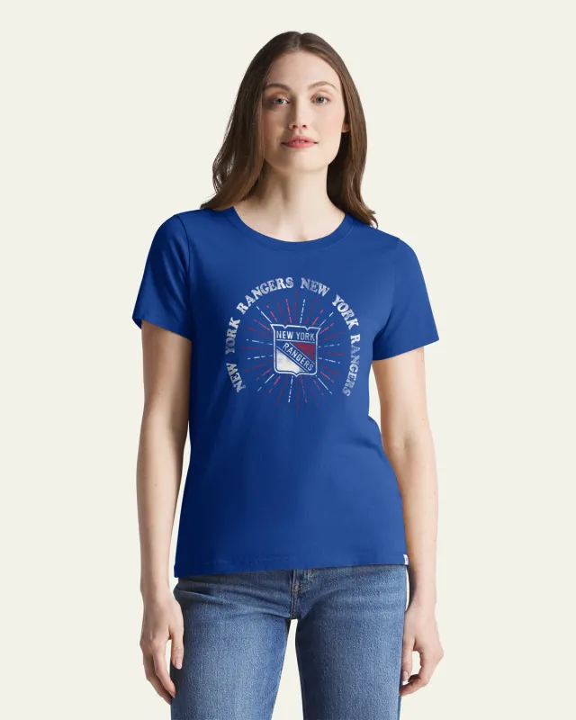 NEW YORK RANGERS SHINE LINES '47 WOMEN'S EVERYDAY TEE made by 47