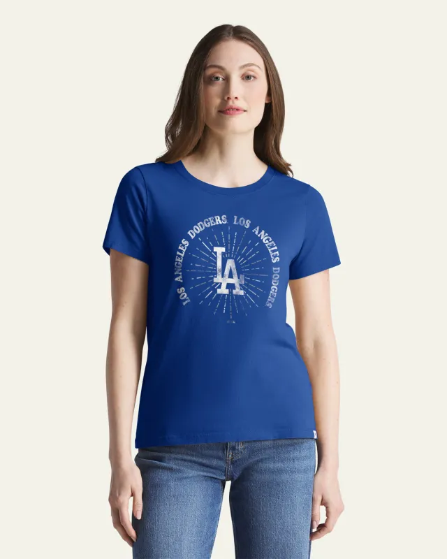 LOS ANGELES DODGERS SHINE LINES '47 WOMEN'S EVERYDAY TEE made by 47