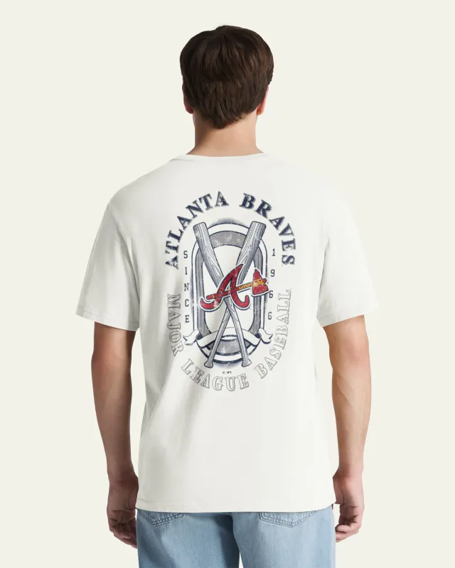 ATLANTA BRAVES OVAL SPORT BACKER '47 EVERYDAY TEE made by 47