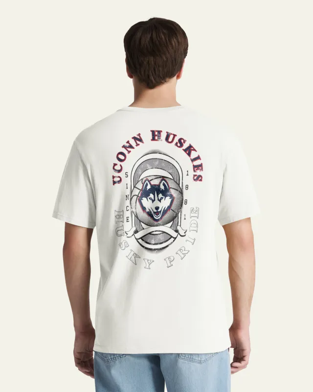 CONNECTICUT HUSKIES UCONN OVAL SPORT BACKER '47 EVERYDAY TEE made by 47