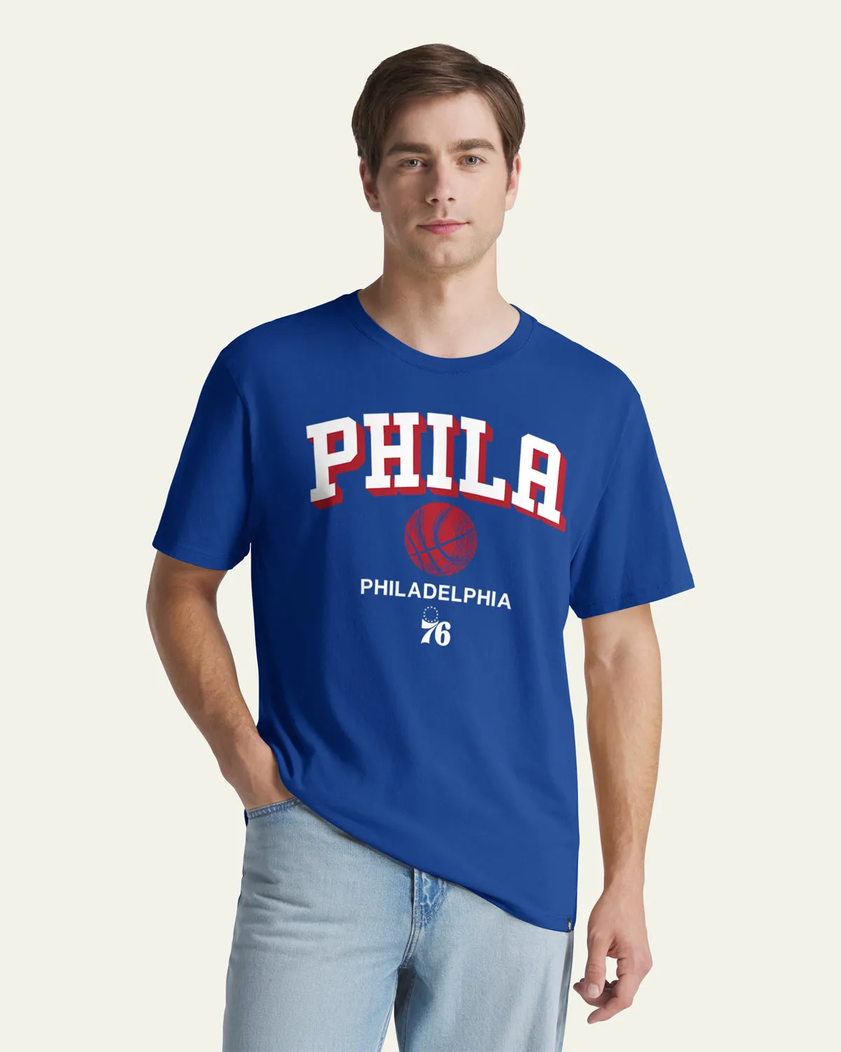 PHILADELPHIA 76ERS PLAY BLOCK '47 EVERYDAY TEE sold by 47