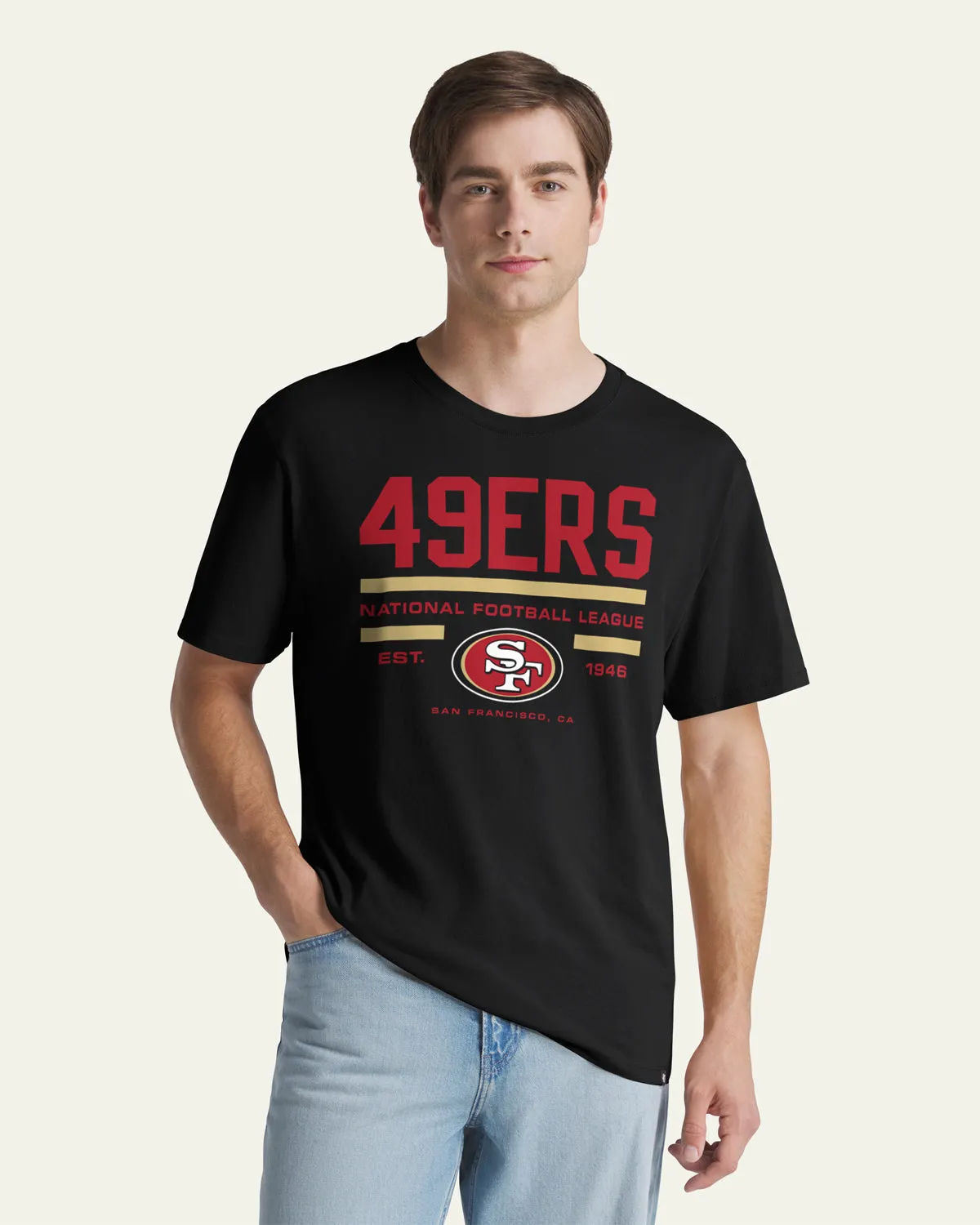 SAN FRANCISCO 49ERS STACK BLOCK '47 EVERYDAY TEE sold by 47