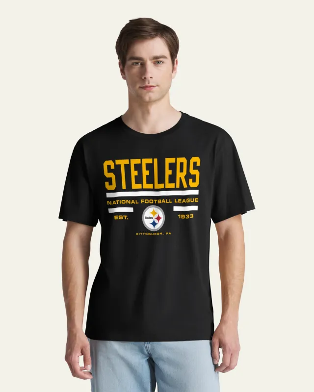 PITTSBURGH STEELERS STACK BLOCK '47 EVERYDAY TEE made by 47