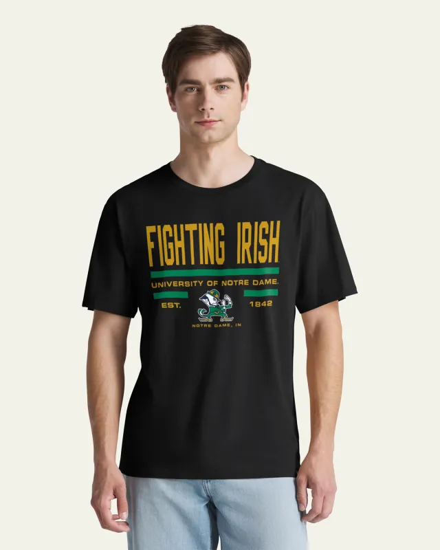 NOTRE DAME FIGHTING IRISH STACK BLOCK '47 EVERYDAY TEE made by 47