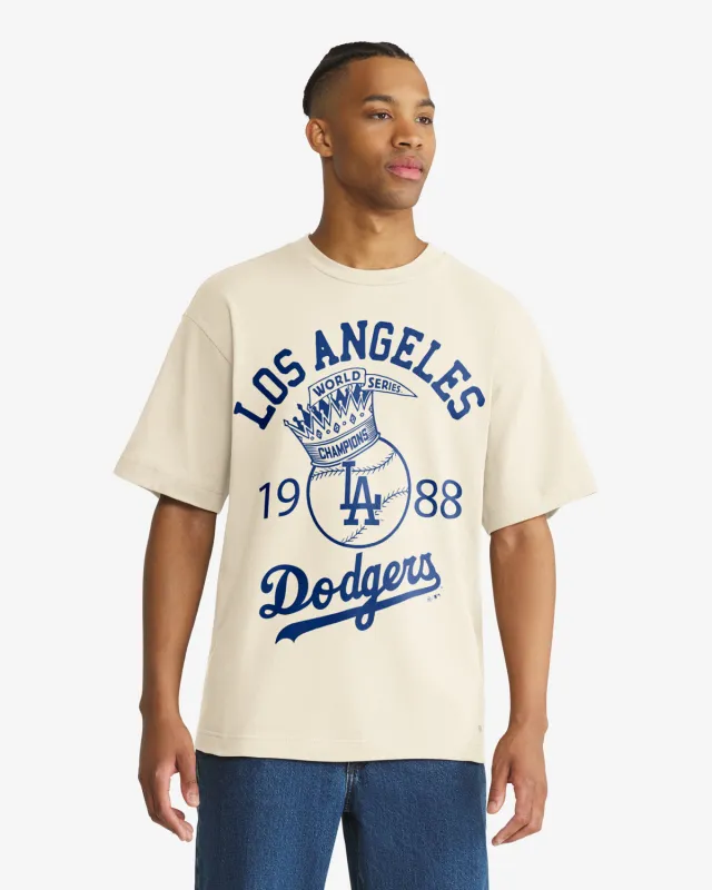 LOS ANGELES DODGERS COOPERSTOWN WORLD SERIES CROWNED '47 FOUNDATION TEE made by 47