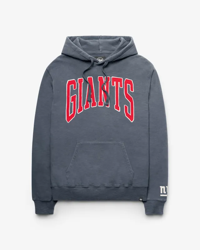 NEW YORK GIANTS HISTORIC GROTON WELL WORN '47 FRENCH TERRY HOOD made by 47
