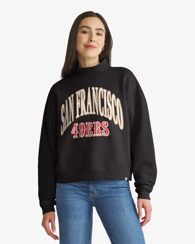 SAN FRANCISCO 49ERS RIVALRY '47 WOMEN'S VANTAGE MOCK NECK made by 47