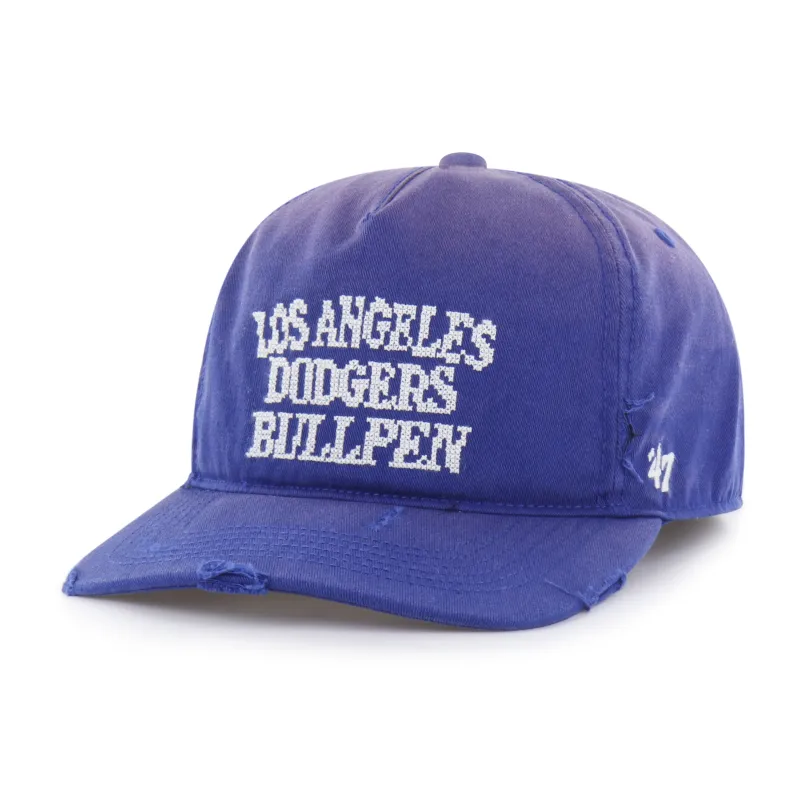 LOS ANGELES DODGERS COOPERSTOWN WORN IN COASTAL '47 HITCH LC LOW CROWN made by 47