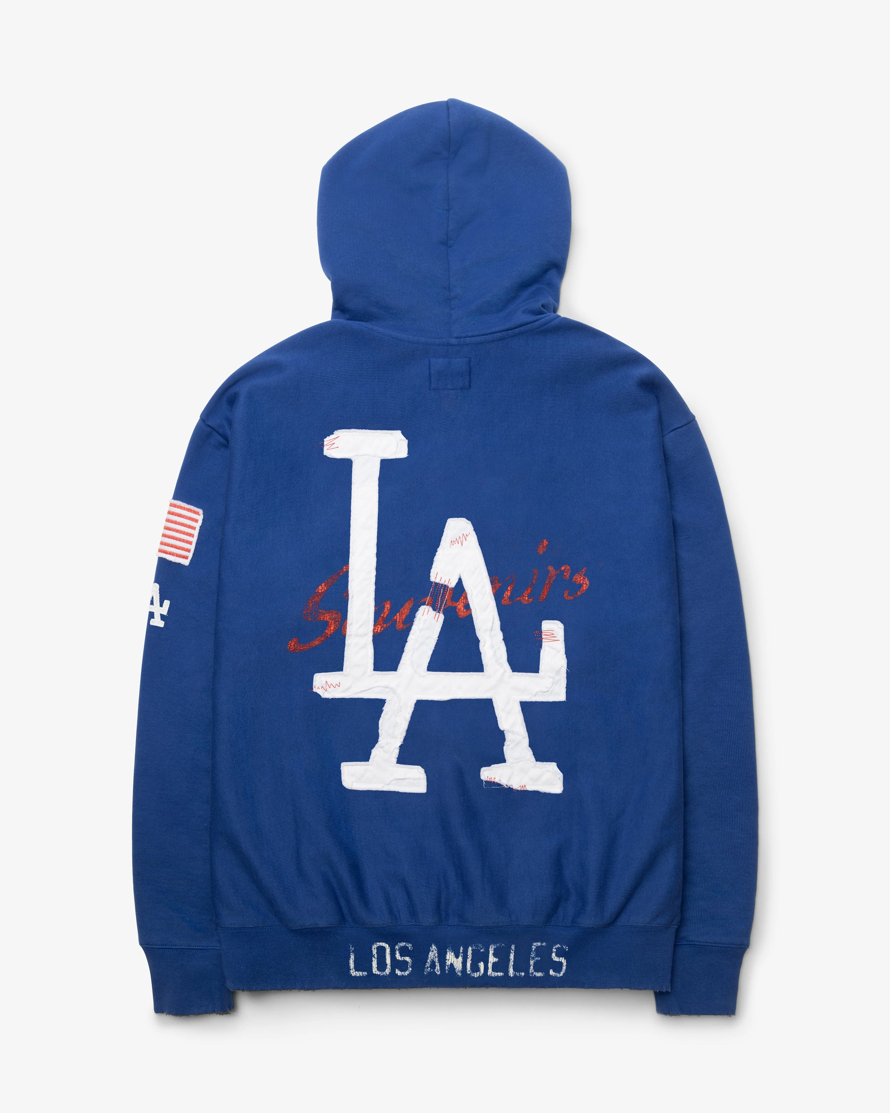 LOS ANGELES DODGERS COOPERSTOWN FIRST NINE DISTRESSED '47 FULL ZIP HOOD sold by 47 product image thumbnail 3