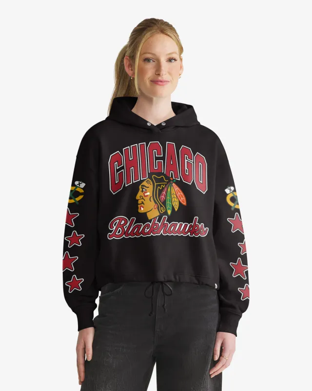 CHICAGO BLACKHAWKS STARRY EYED '47 WOMEN'S VENICE HOOD made by 47