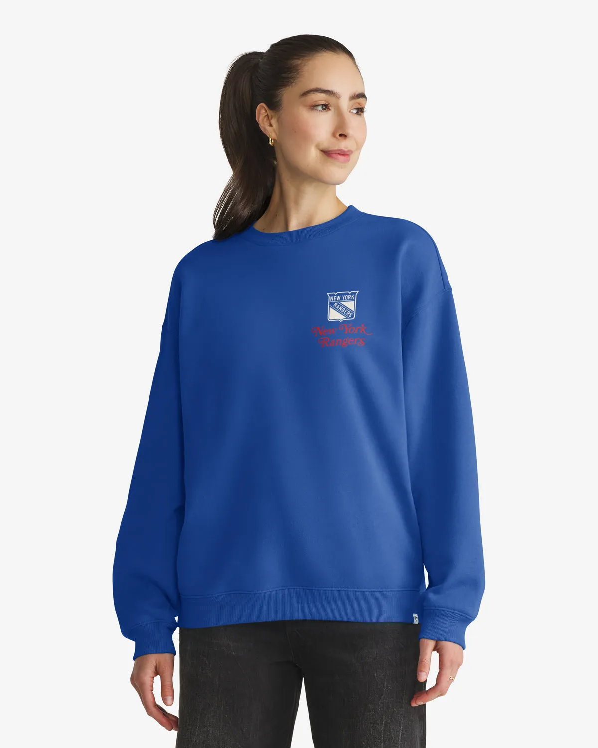 NEW YORK RANGERS SHOUT IT OUT '47 WOMEN'S OVERSIZED CREW sold by 47 product image thumbnail 2