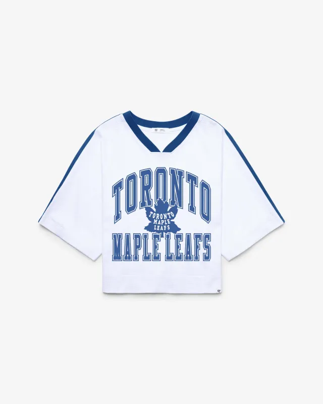 TORONTO MAPLE LEAFS VINTAGE BIG OVERARCH '47 WOMEN'S DROP NEEDLE RAGLAN made by 47