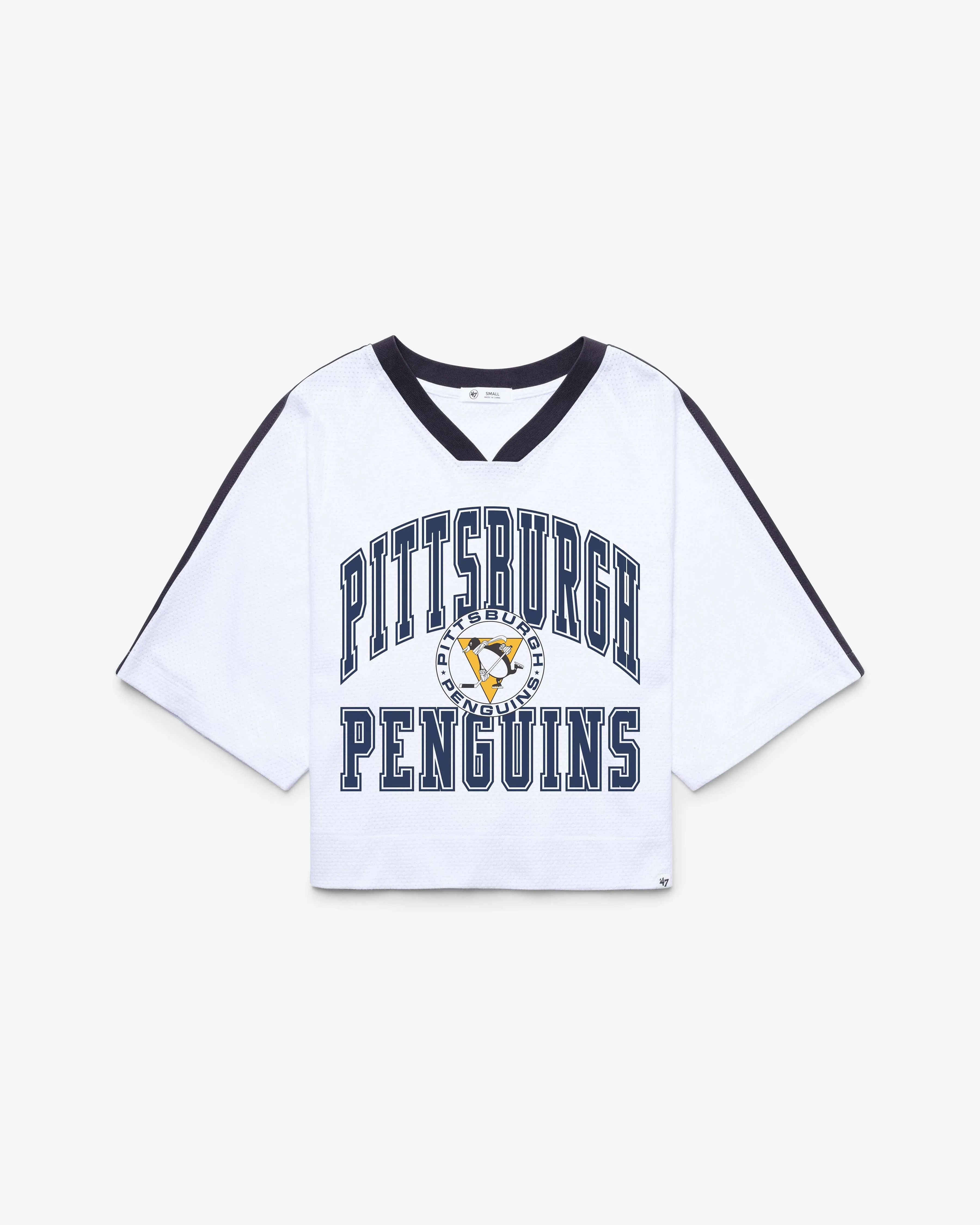 PITTSBURGH PENGUINS VINTAGE BIG OVERARCH '47 WOMEN'S DROP NEEDLE RAGLAN sold by 47