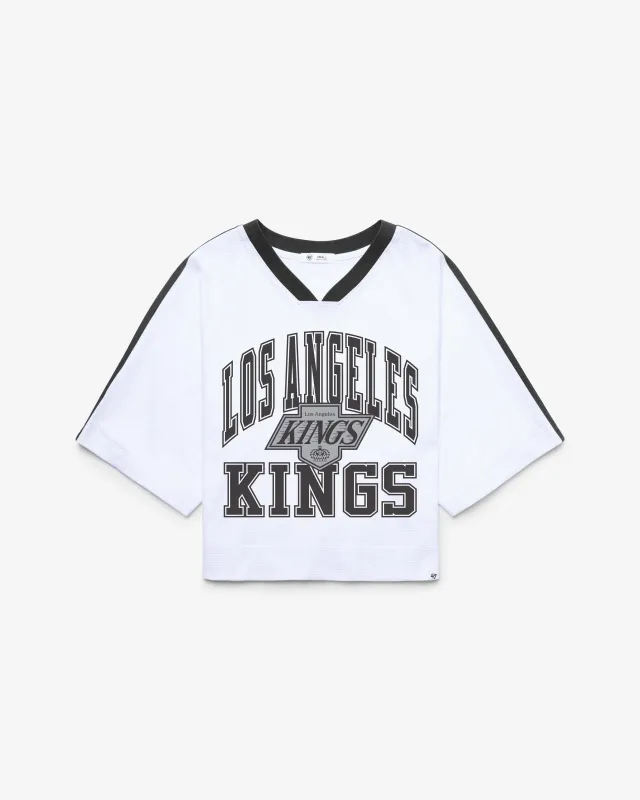 LOS ANGELES KINGS VINTAGE BIG OVERARCH '47 WOMEN'S DROP NEEDLE RAGLAN made by 47