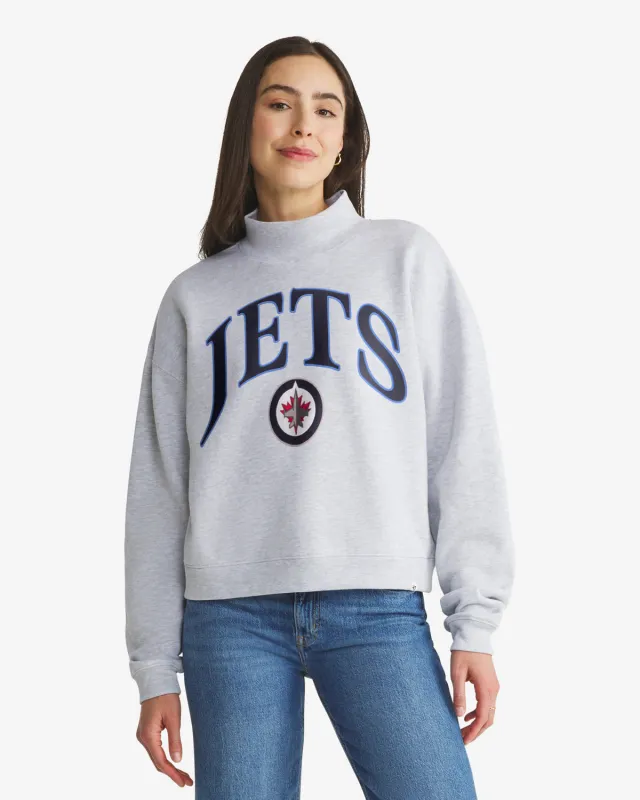 WINNIPEG JETS VANTAGE '47 WOMEN'S MOCK NECK PULLOVER made by 47