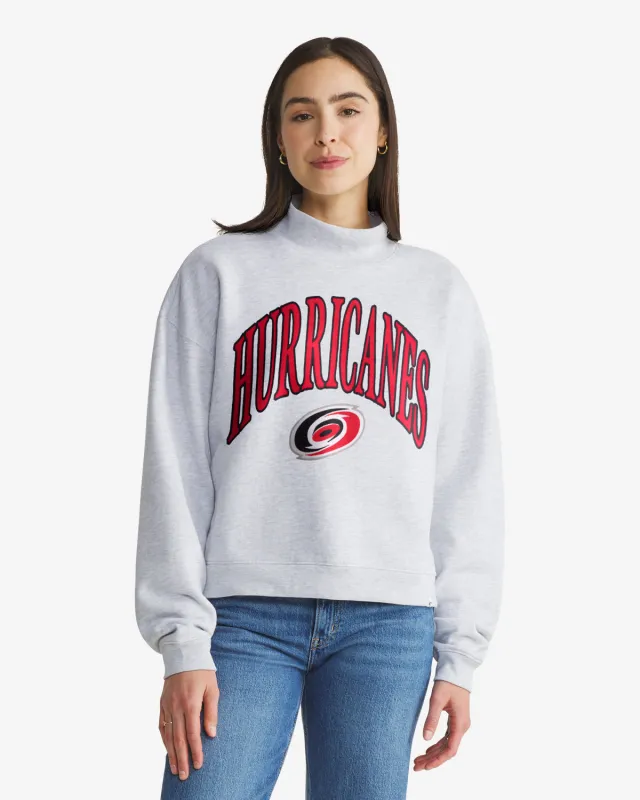 CAROLINA HURRICANES VANTAGE '47 WOMEN'S MOCK NECK PULLOVER made by 47