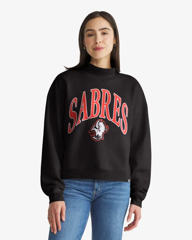 BUFFALO SABRES VANTAGE '47 WOMEN'S MOCK NECK PULLOVER made by 47