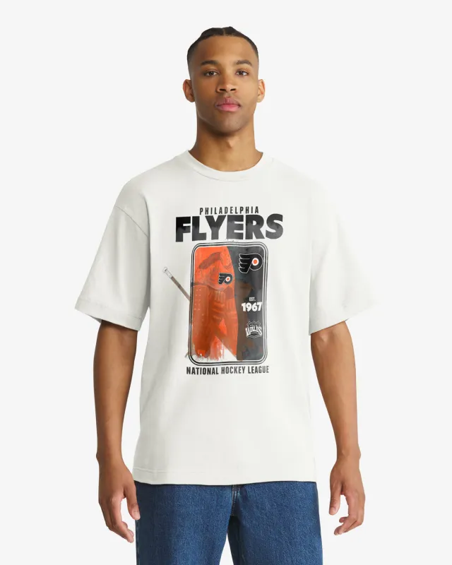 PHILADELPHIA FLYERS VINTAGE PLAYBRUSH '47 FOUNDATION TEE made by 47