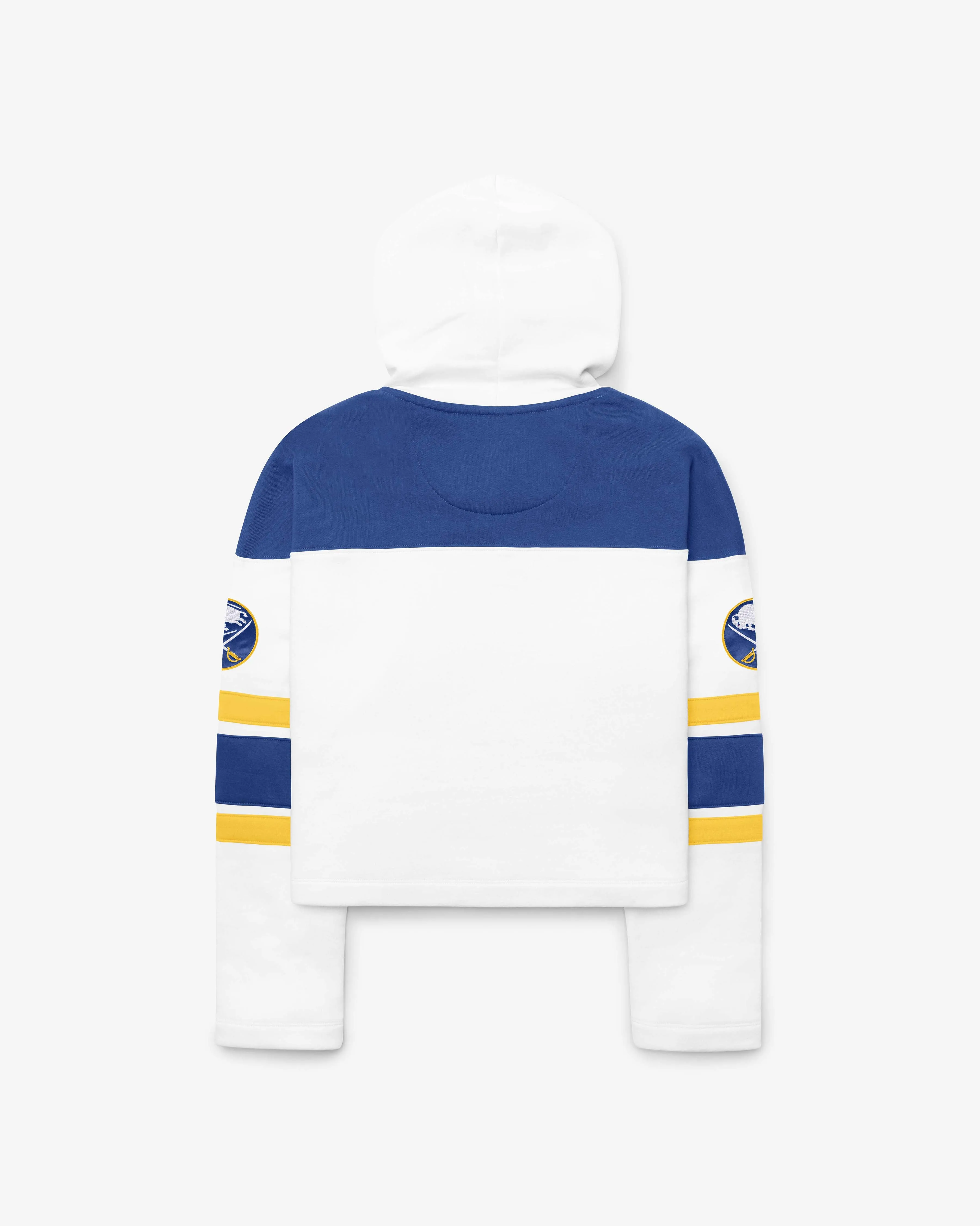 BUFFALO SABRES CUT THRU CROPPED '47 WOMEN'S SUPERIOR LACER HOOD sold by 47 product image thumbnail 2