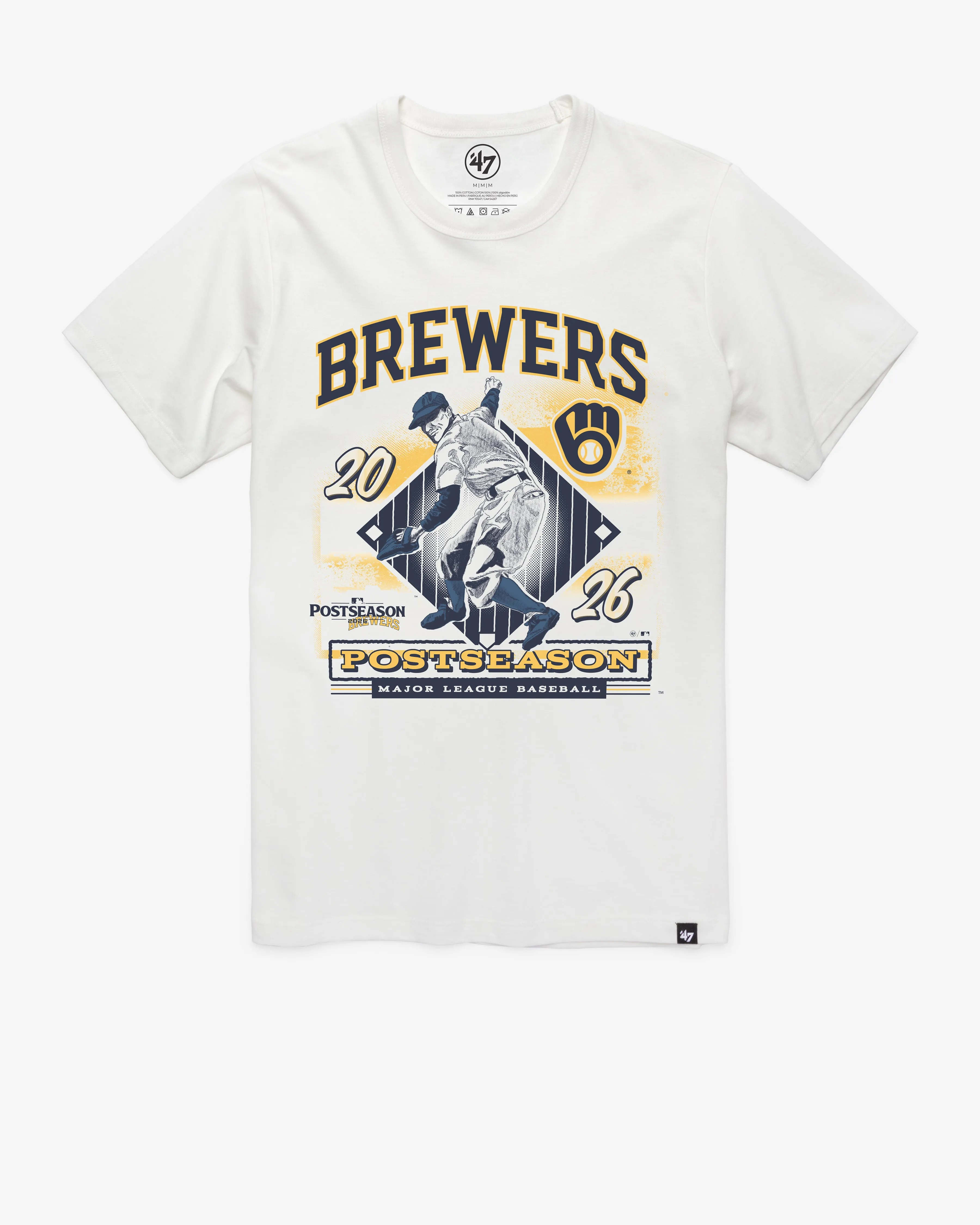 MILWAUKEE BREWERS 2026 POSTSEASON '47 FRANKLIN TEE sold by 47