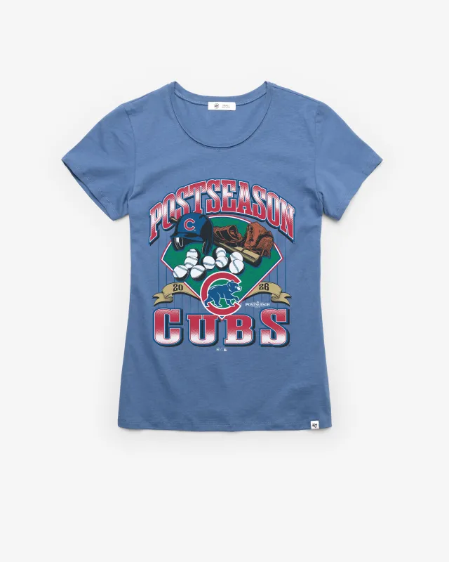 CHICAGO CUBS 2026 POSTSEASON '47 WOMEN'S FRANKIE TEE made by 47