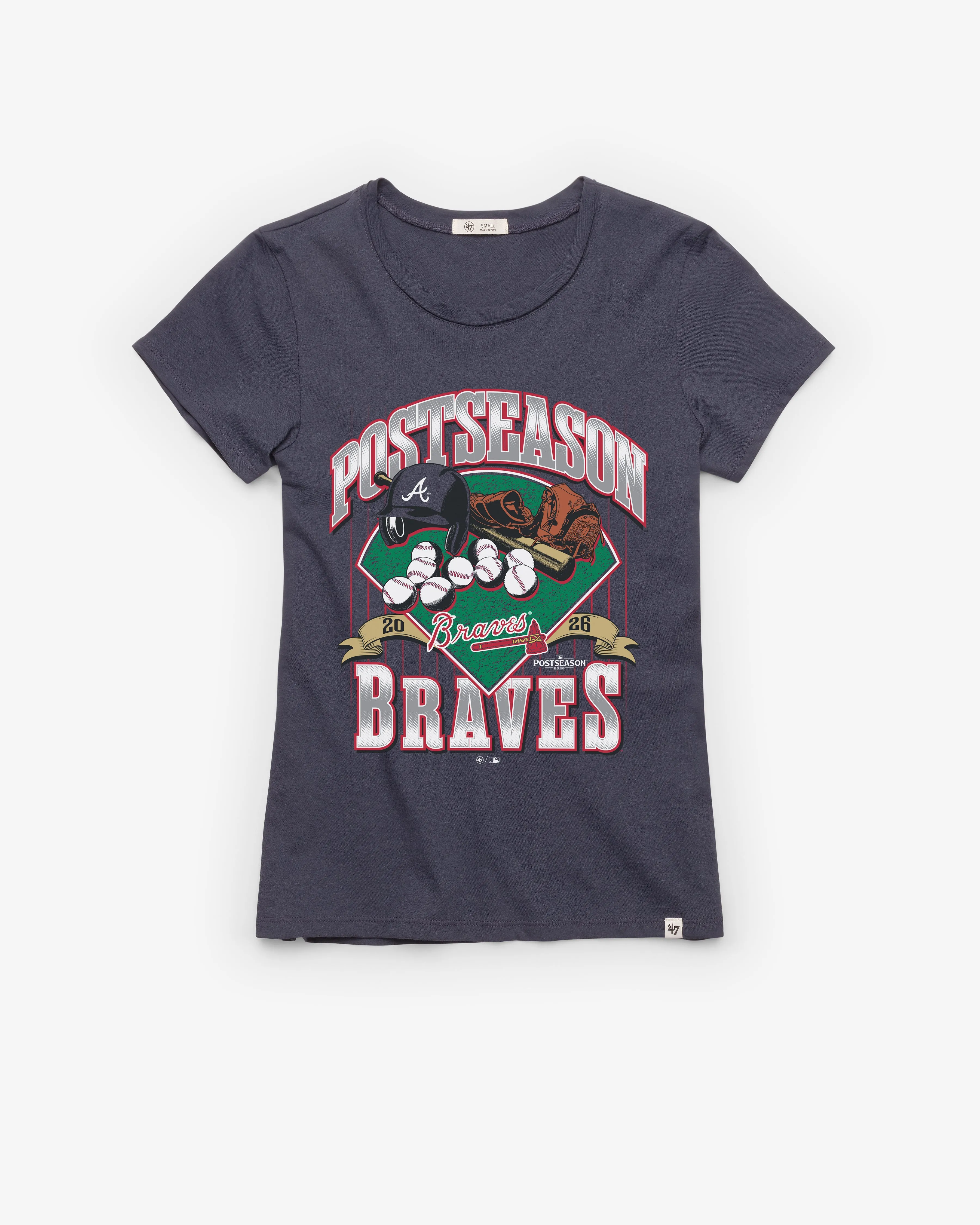 ATLANTA BRAVES 2026 POSTSEASON '47 WOMEN'S FRANKIE TEE sold by 47