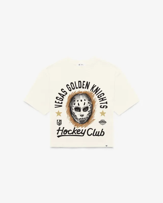 VEGAS GOLDEN KNIGHTS ARCH MASK '47 FOUNDATION CROP TEE WOMENS made by 47