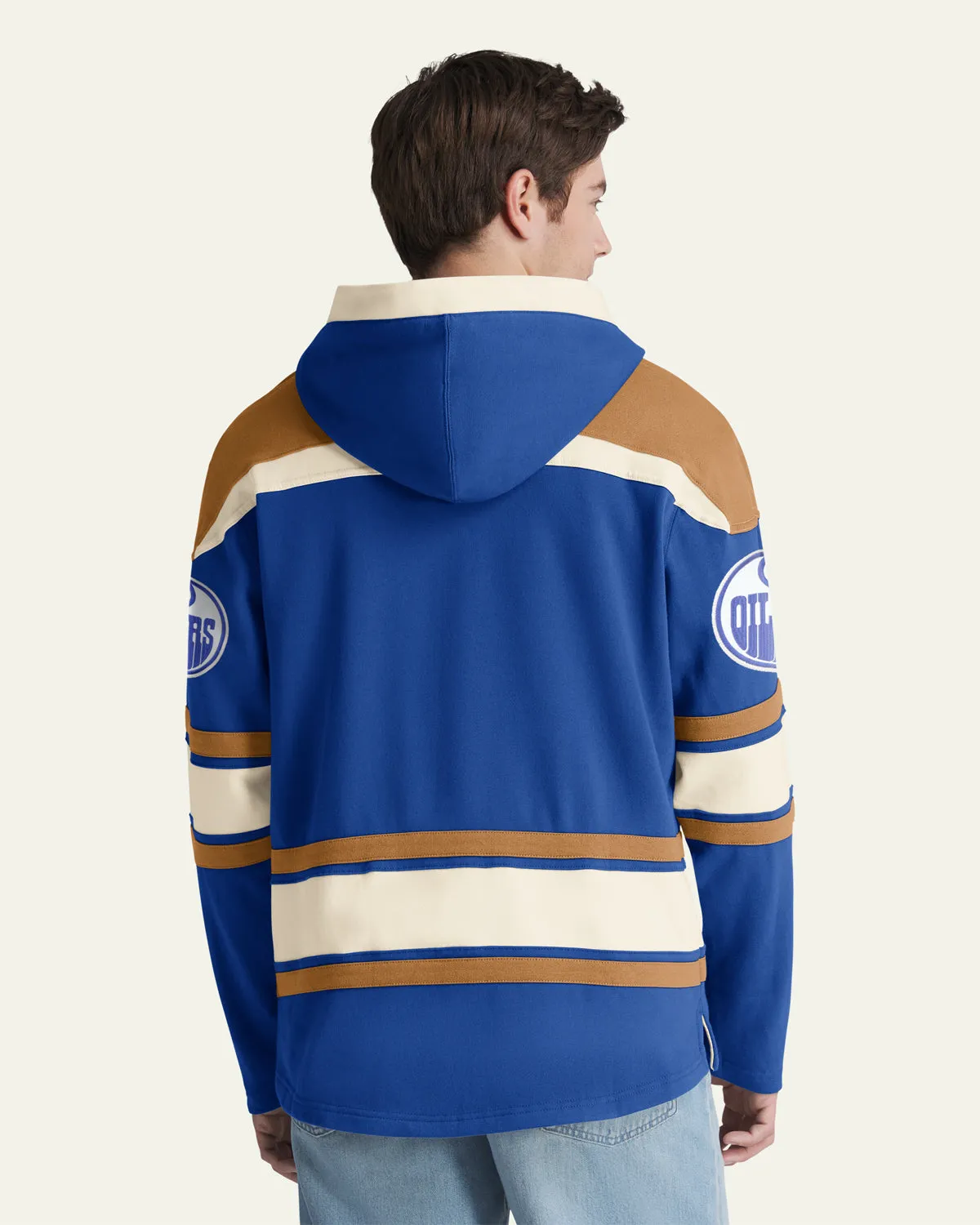 EDMONTON OILERS BLOCK SCRIPT SUPERIOR '47 LACER HOOD sold by 47 product image thumbnail 4