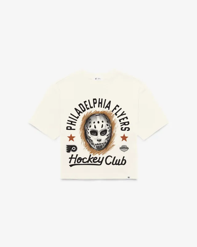 PHILADELPHIA FLYERS ARCH MASK '47 FOUNDATION CROP TEE WOMENS made by 47