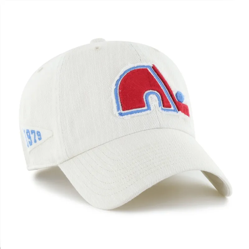 QUEBEC NORDIQUES VINTAGE SLUB TWILL '47 CLEAN UP made by 47