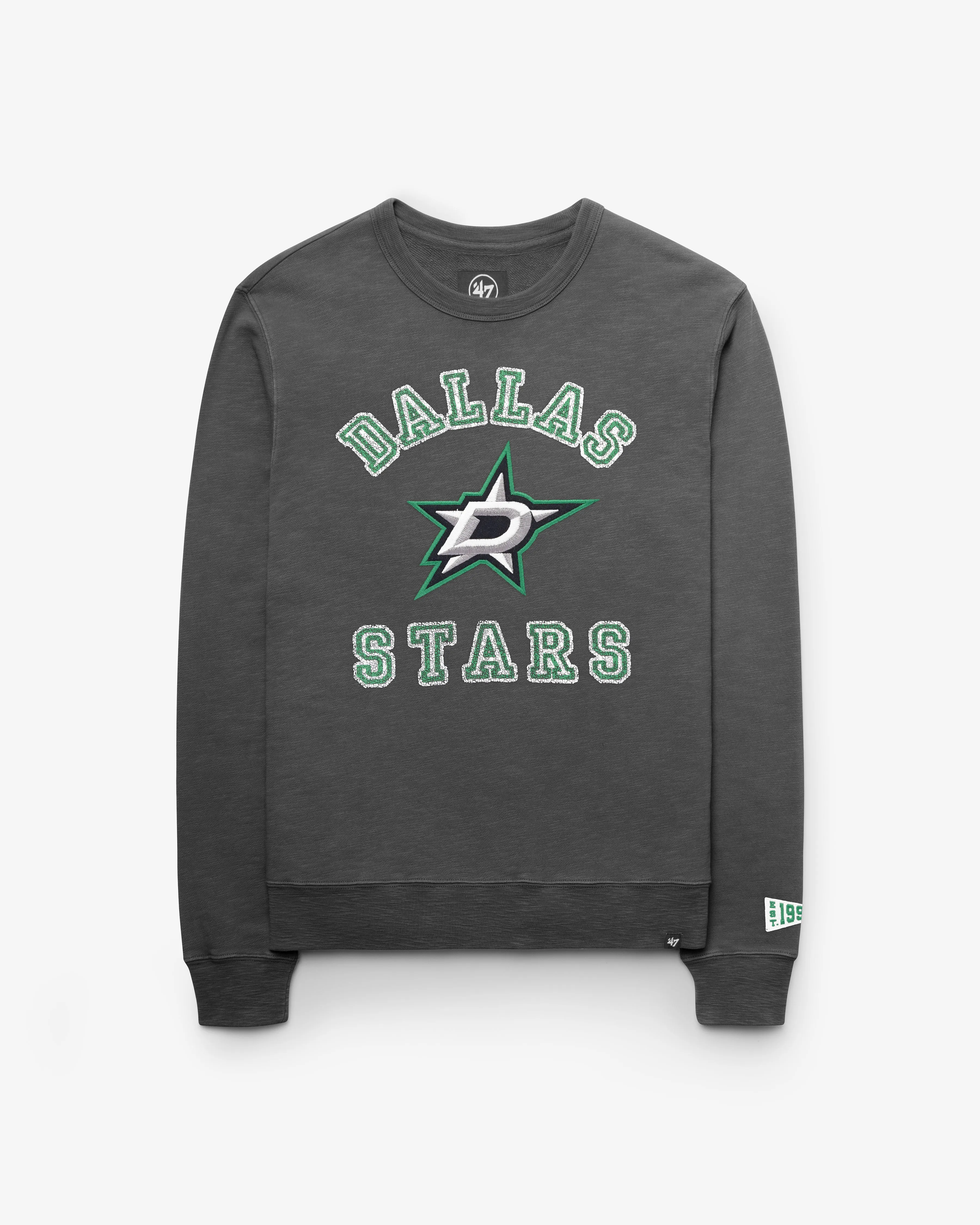 DALLAS STARS CALDERWOOD WELL WORN '47 FRENCH TERRY CREW sold by 47