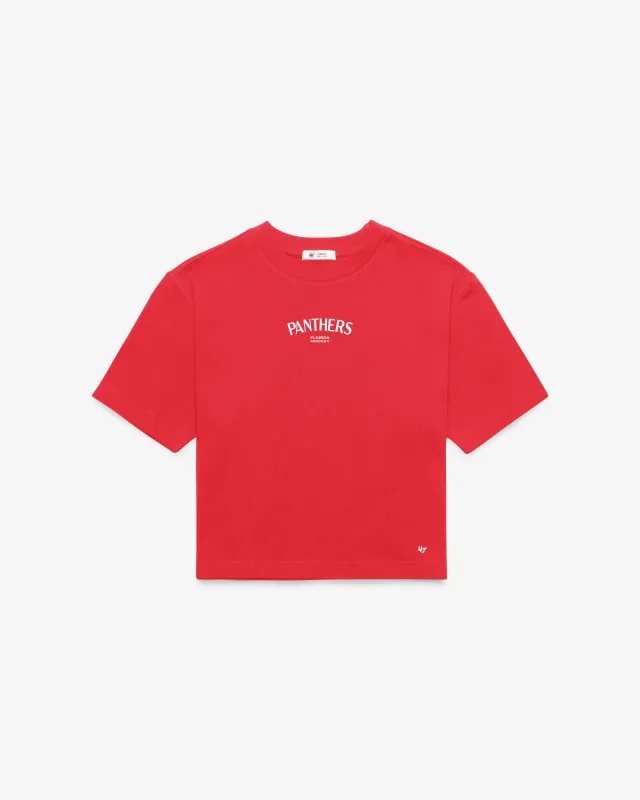 FLORIDA PANTHERS HADRIAN '47 FOUNDATION CROP TEE WOMENS made by 47