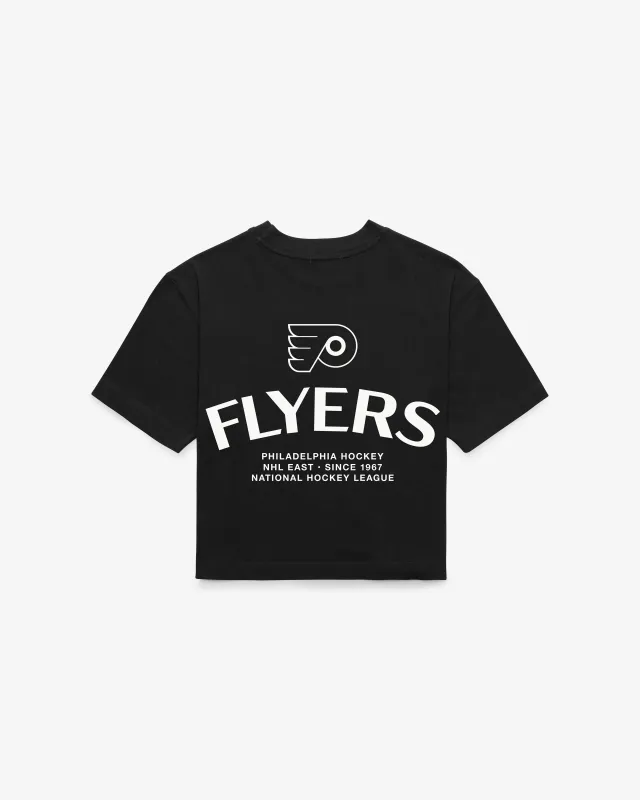 PHILADELPHIA FLYERS HADRIAN '47 FOUNDATION CROP TEE WOMENS made by 47