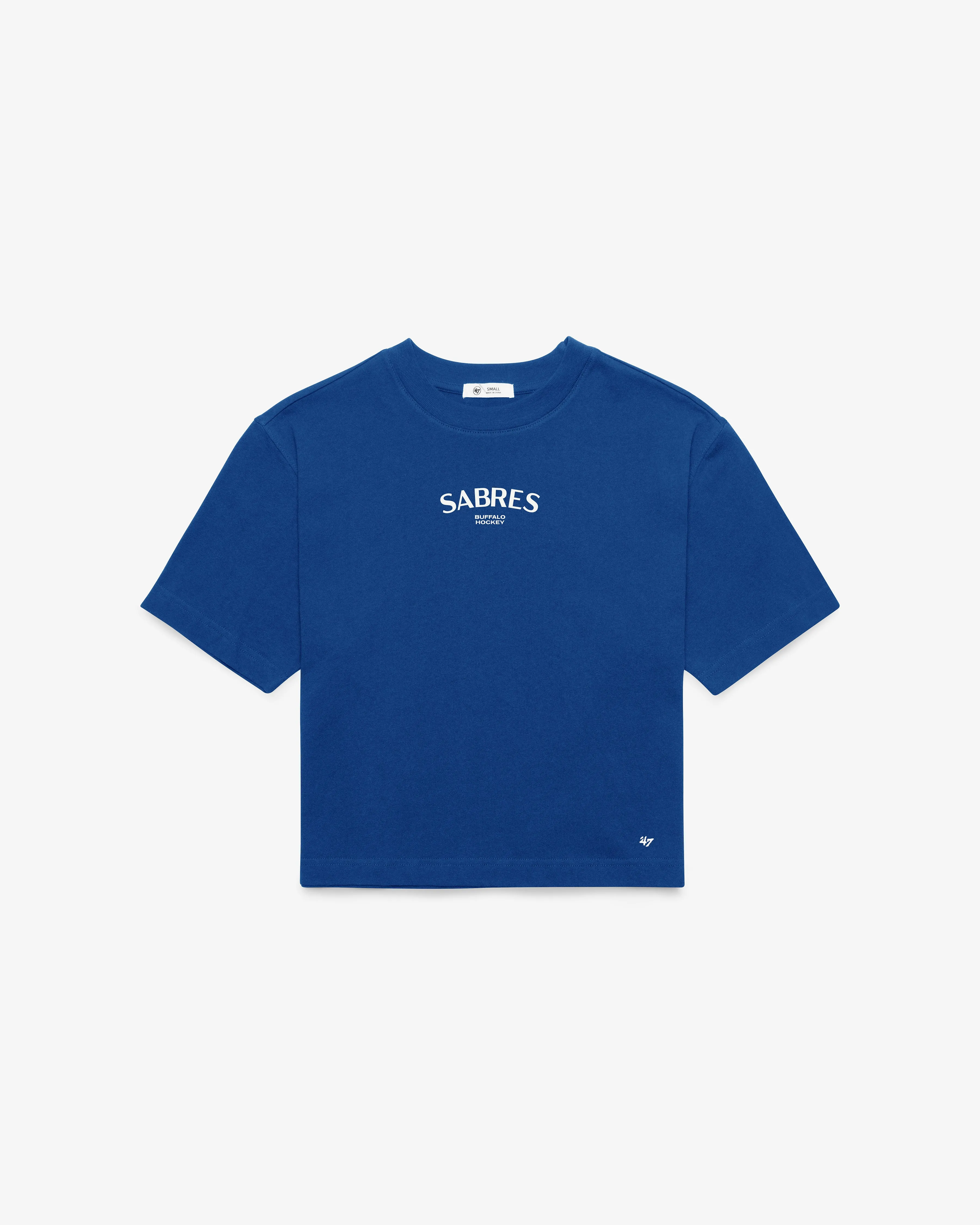 BUFFALO SABRES HADRIAN '47 FOUNDATION CROP TEE WOMENS sold by 47 product image thumbnail 2