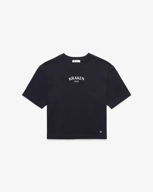 SEATTLE KRAKEN HADRIAN '47 FOUNDATION CROP TEE WOMENS made by 47