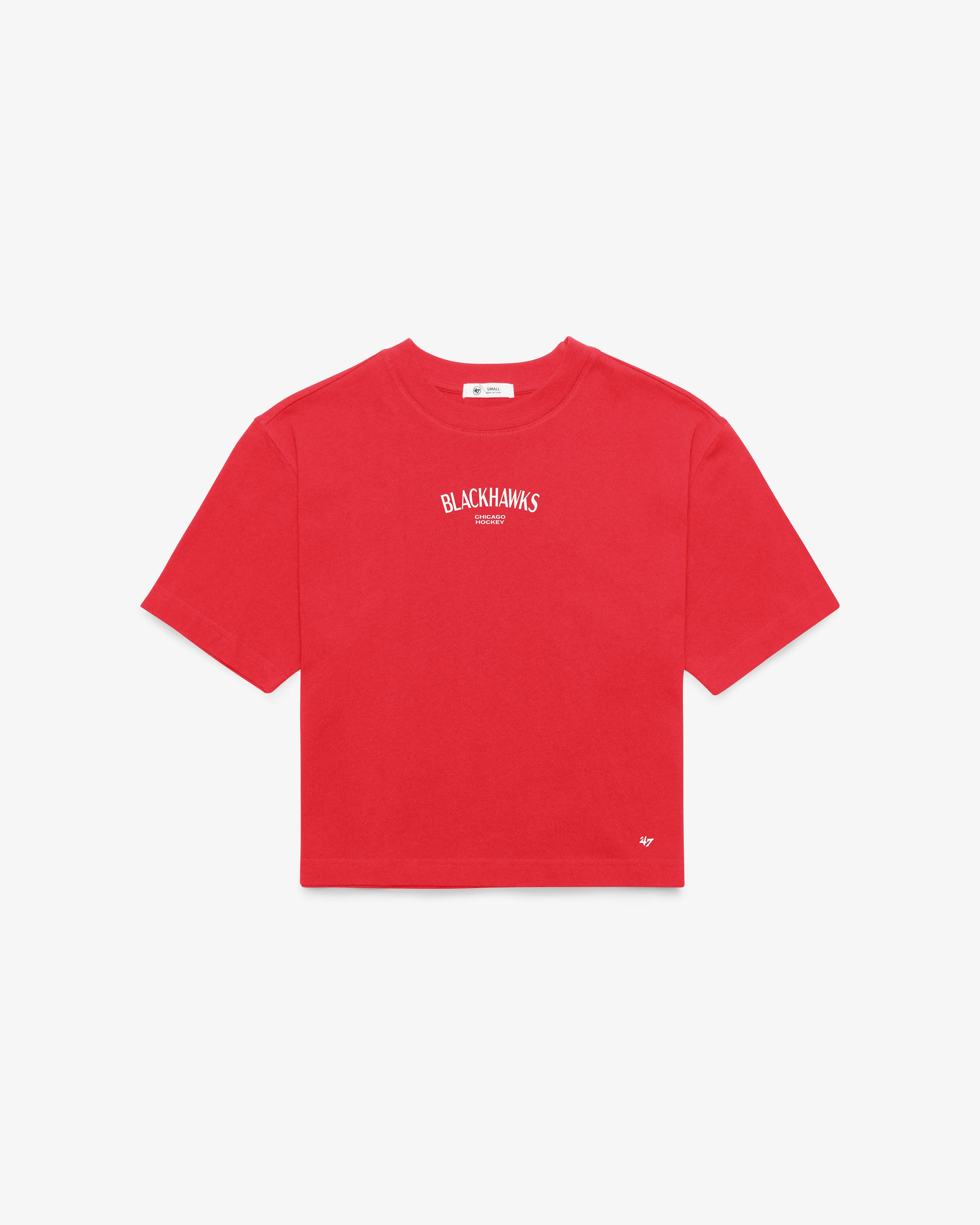 CHICAGO BLACKHAWKS HADRIAN '47 FOUNDATION CROP TEE WOMENS sold by 47