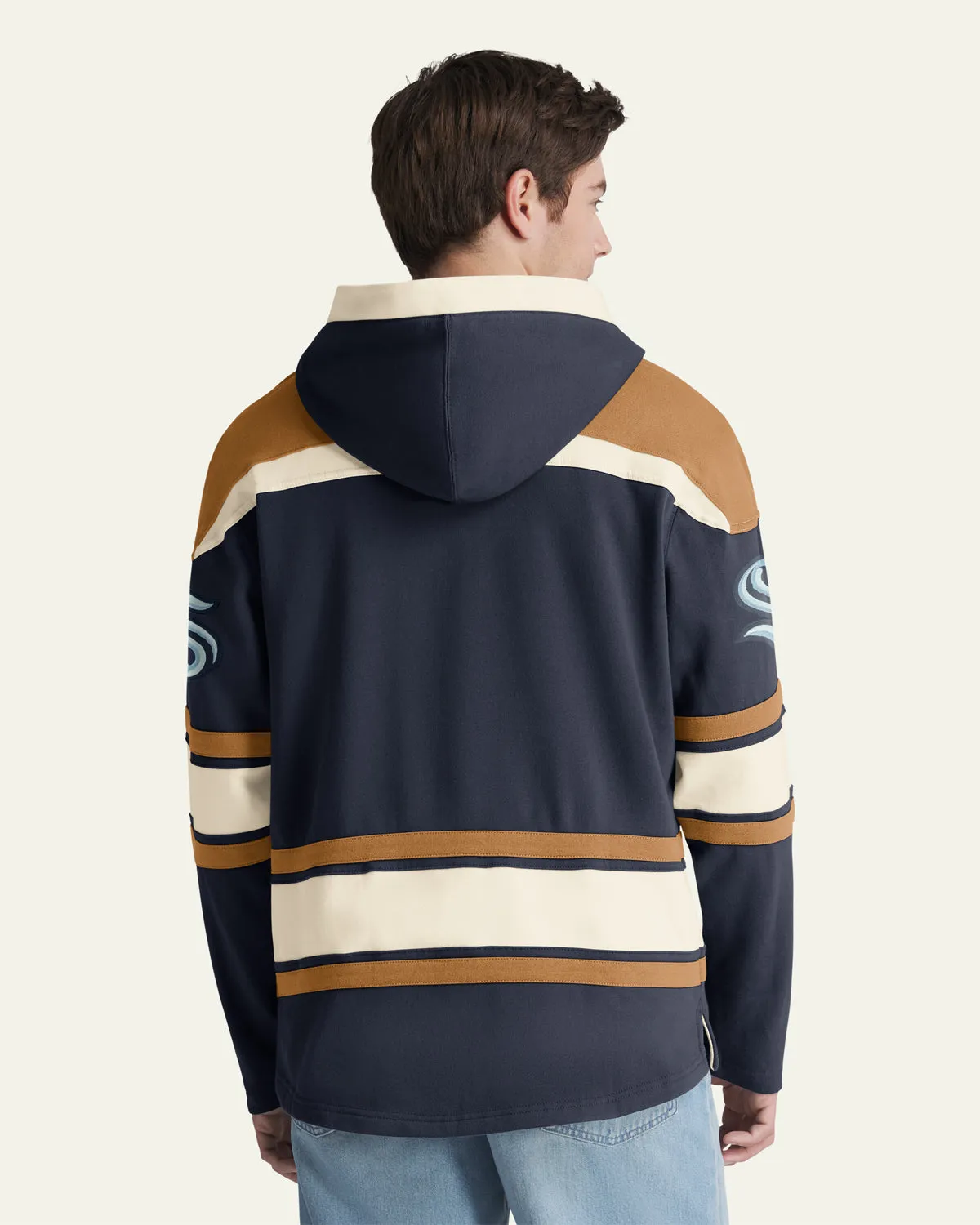 SEATTLE KRAKEN BLOCK SCRIPT SUPERIOR '47 LACER HOOD sold by 47 product image thumbnail 4