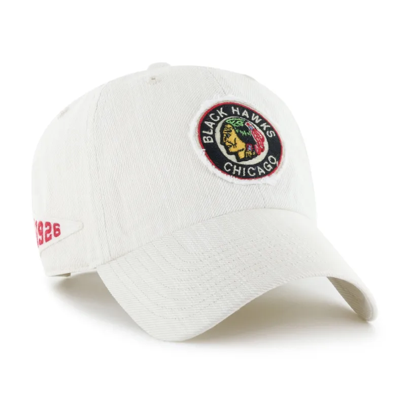 CHICAGO BLACKHAWKS VINTAGE SLUB TWILL '47 CLEAN UP made by 47