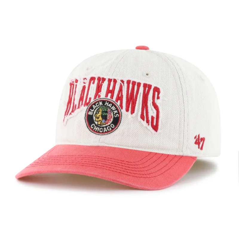CHICAGO BLACKHAWKS VINTAGE GROTON '47 FRANCHISE LS made by 47