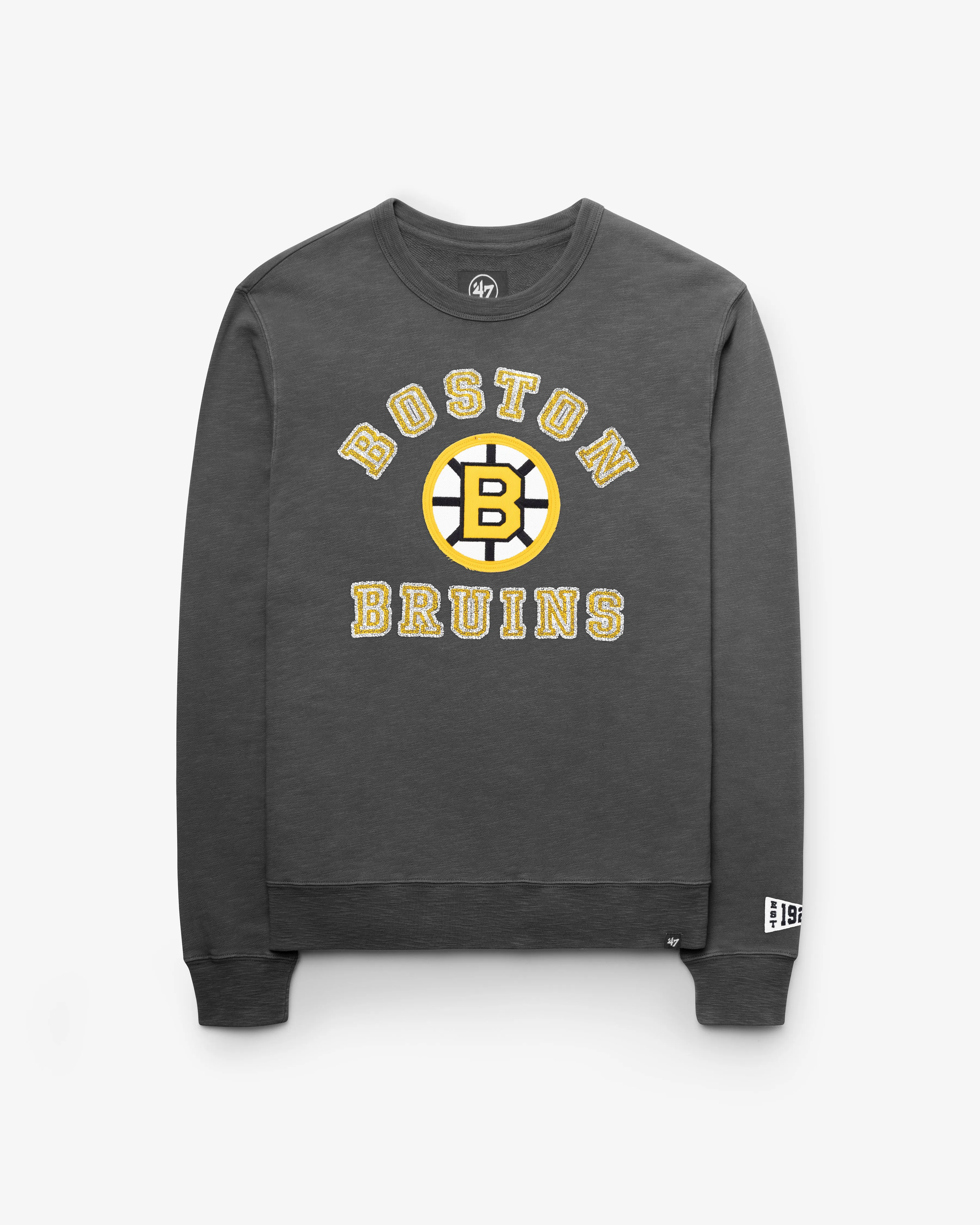 BOSTON BRUINS VINTAGE CALDERWOOD '47 FRENCH TERRY CREW sold by 47
