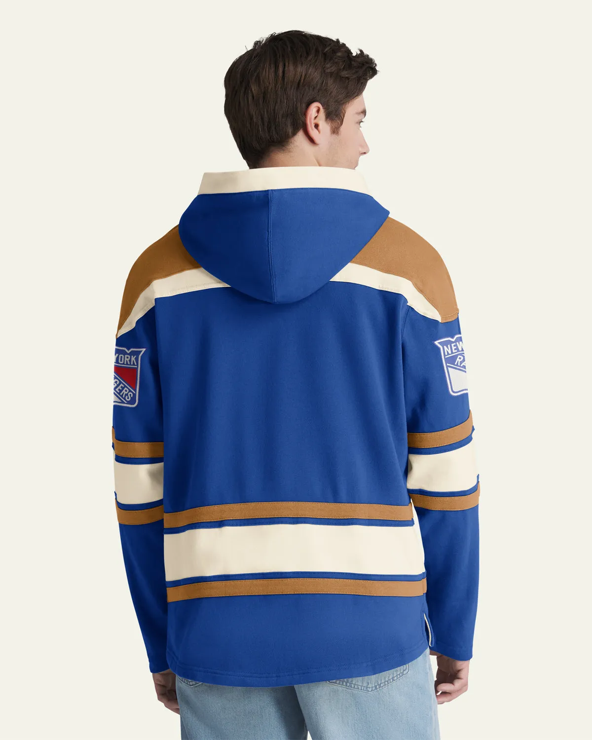 NEW YORK RANGERS BLOCK SCRIPT SUPERIOR '47 LACER HOOD sold by 47 product image thumbnail 4