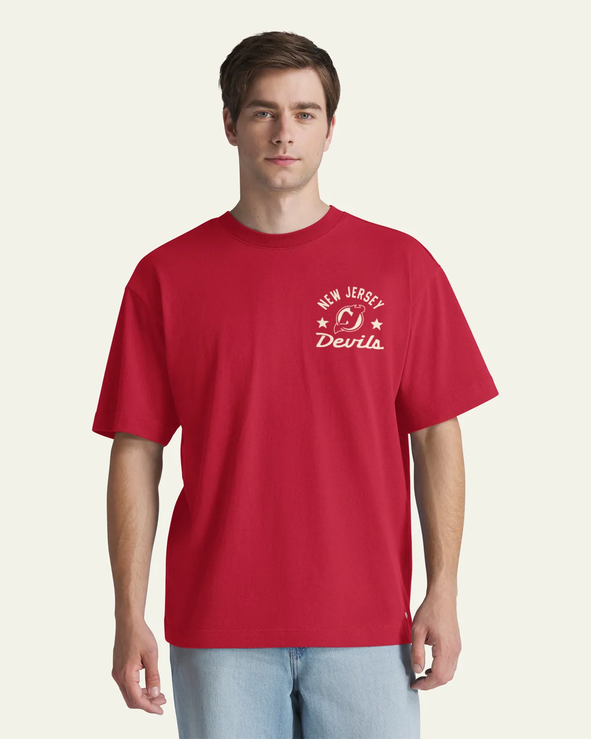 NEW JERSEY DEVILS MASK BACK '47 FOUNDATION TEE sold by 47 product image thumbnail 5
