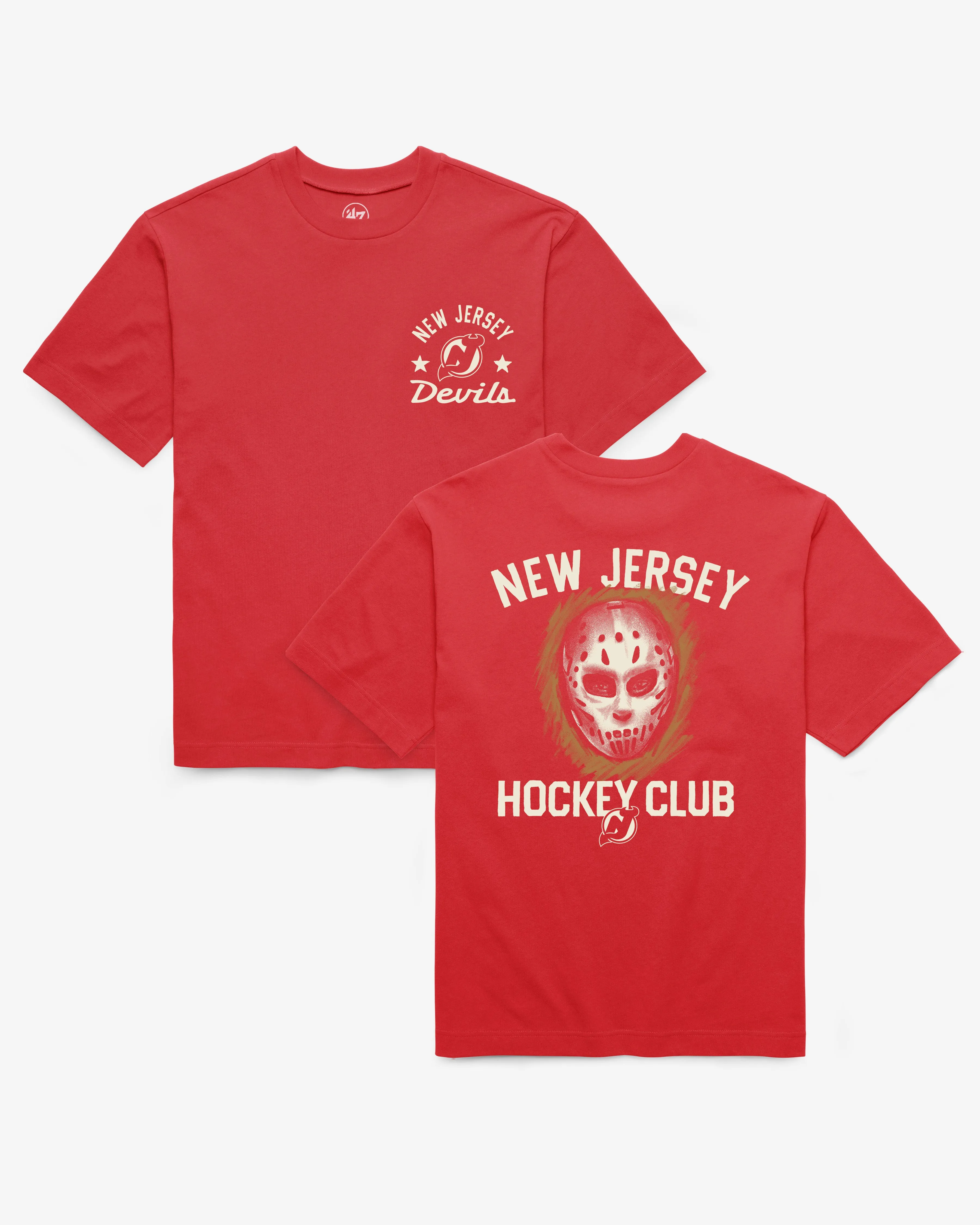 NEW JERSEY DEVILS MASK BACK '47 FOUNDATION TEE sold by 47