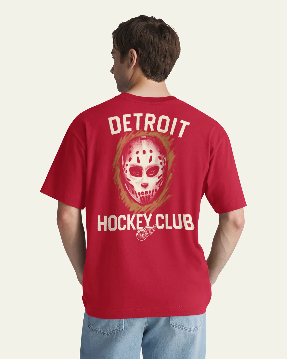 DETROIT RED WINGS MASK BACK '47 FOUNDATION TEE sold by 47 product image thumbnail 4