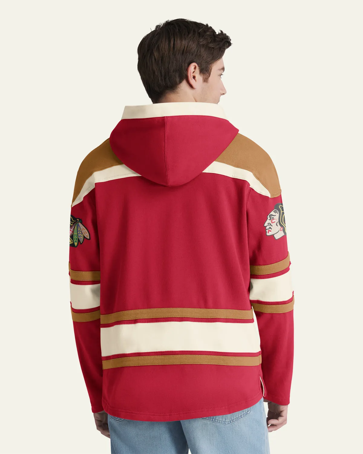 CHICAGO BLACKHAWKS BLOCK SCRIPT SUPERIOR '47 LACER HOOD sold by 47 product image thumbnail 4