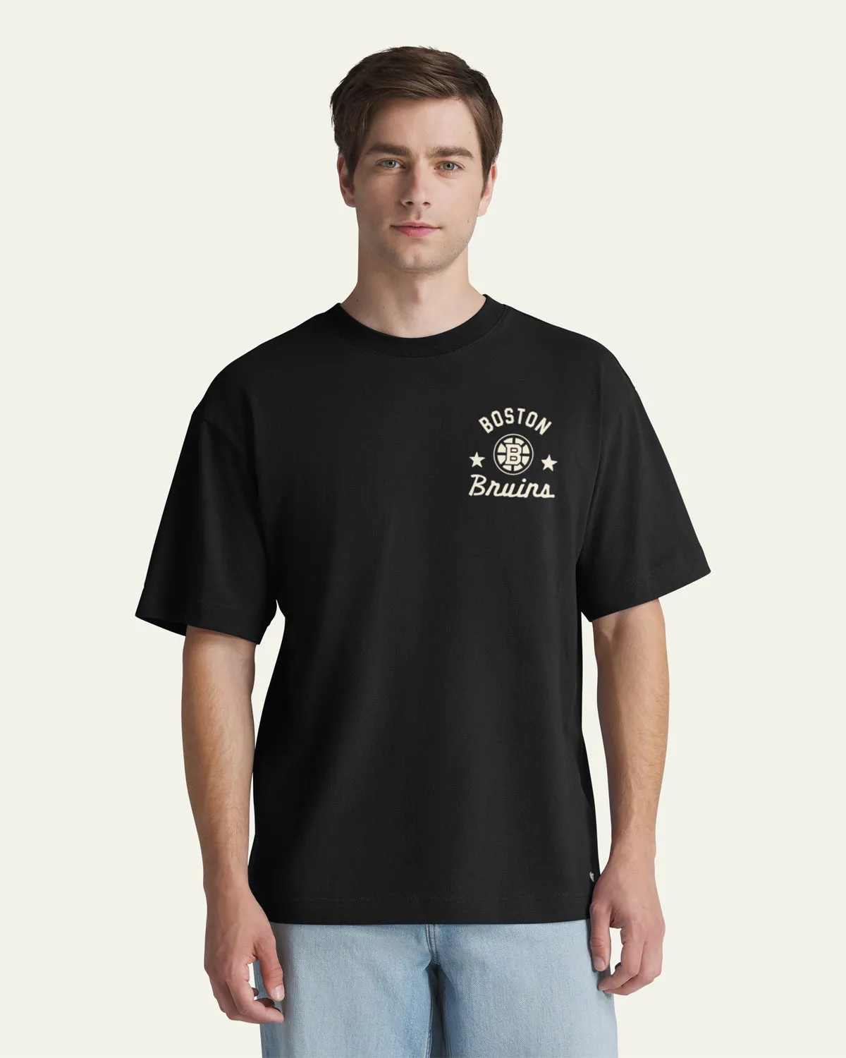 BOSTON BRUINS MASK BACK '47 FOUNDATION TEE sold by 47 product image thumbnail 5